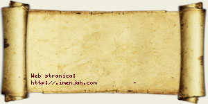 Danica Ćorović vizit kartica